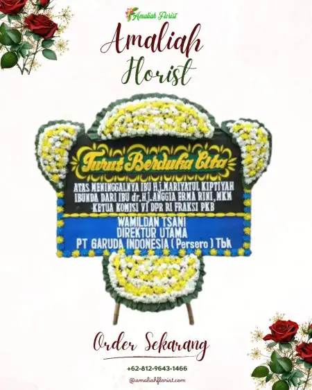 Papan Bunga Duka Bundah